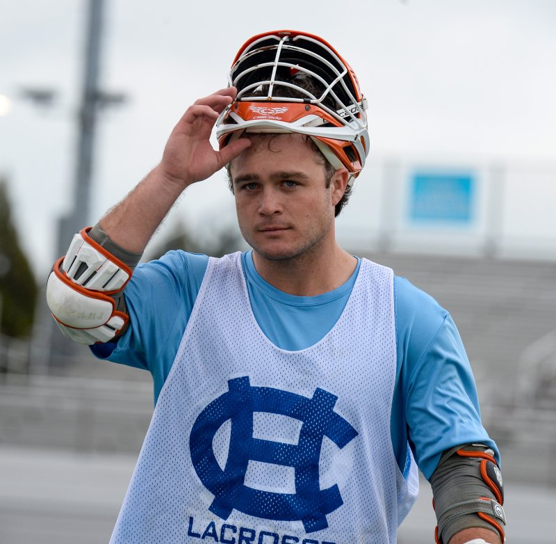 Mikey Frederick takes a break.