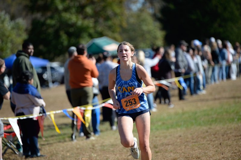 Claire Vonlindenberg of Cape clocks a time of 23:41.