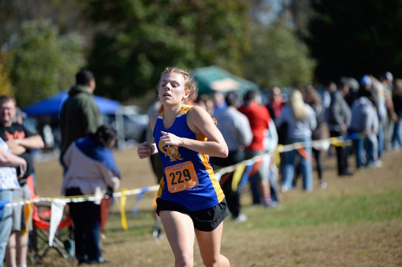 Meadow Mason of Caesar Rodney registers a time of 23:45.