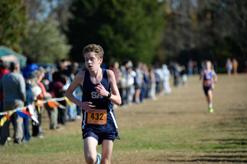 Adam Solovey of Sussex Academy logs a time of 19:56.