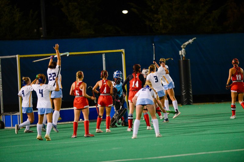 A first-half Cape goal is waved off in the state championship game.