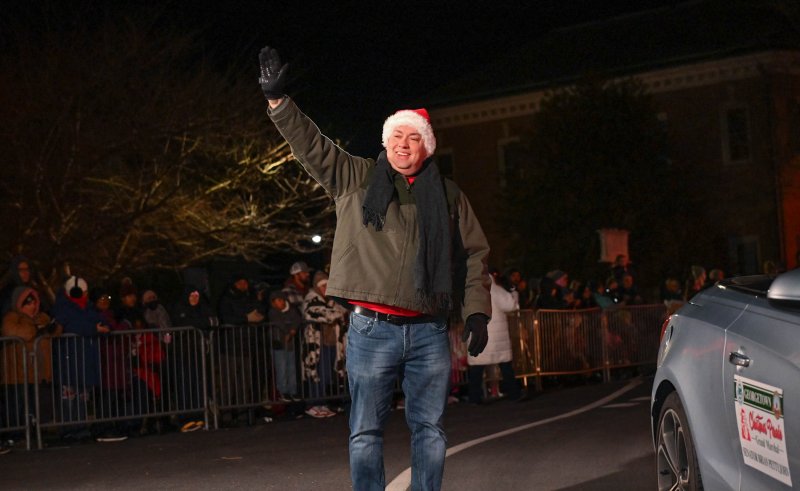 The parade is led by grand marshal Sen. Brian Pettyjohn.