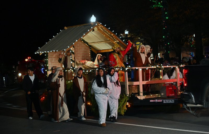 St. Michael the Archangel shows off its manger theme.