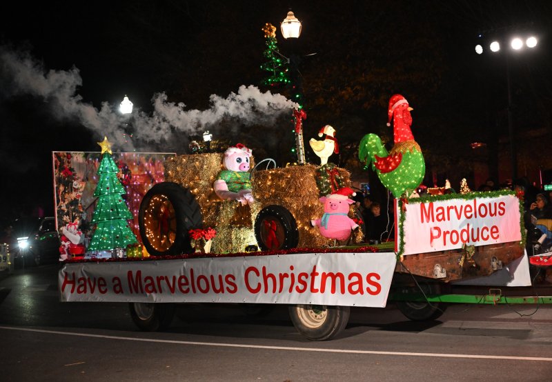 Marvelous Produce participates in the parade.