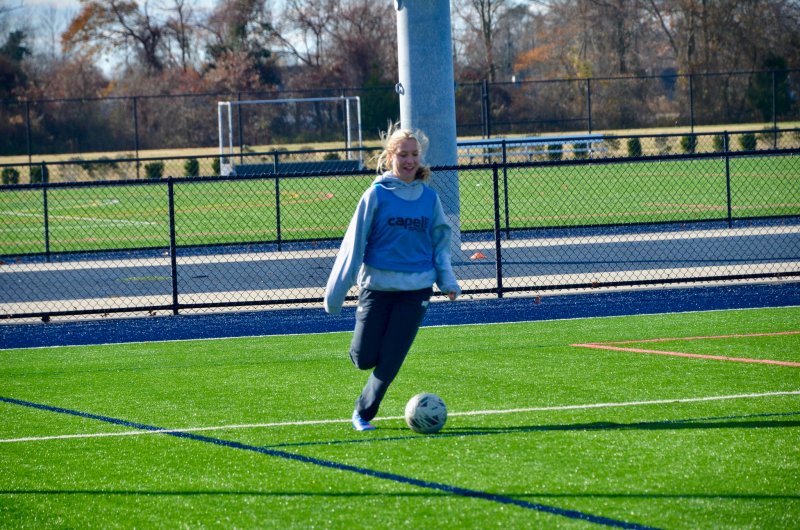 Class of 2024 graduate Tayler Flaherty was happy to be at her old stomping grounds.