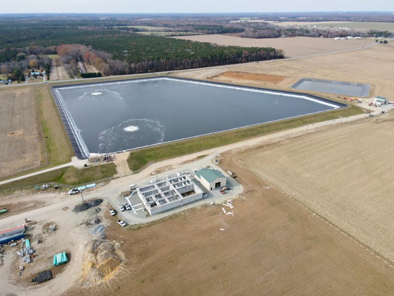Artesian Wastewater is anticipating having its new wastewater treatment plant on Route 30 in Milton go online in the first quarter of 2026. The company is expected to soon begin talks with town officials regarding the future of the current plant on Front Street, as the land is slated to revert back to the town. NICK ROTH PHOTO