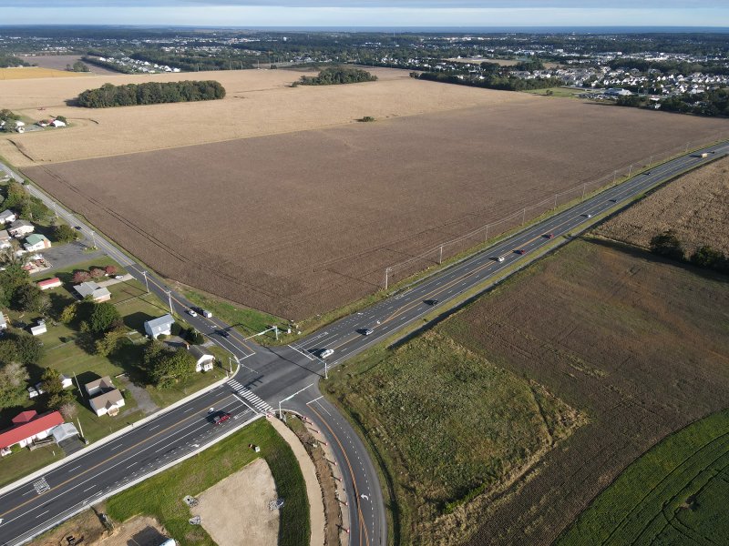 Southside Investment Partners is requesting to change the zoning for a 73.5-acre site near Rehoboth Beach from AR-1, agricultural-residential, to C-4, planned commercial district. NICK ROTH PHOTO