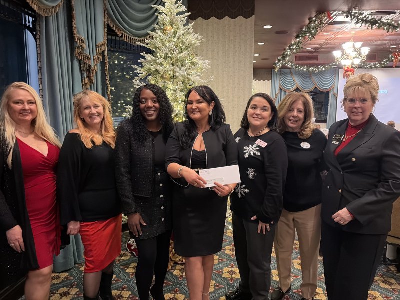 The council’s slate of officers for 2026 includes (l-r) Pamela Robichaud, 2026 President Tracy Peoples, Dee Richey, 2025 President ErinAnn Beebe, Meredith Rothstein of Delaware Breast Cancer Coalition, Linda Millikin and Robin Gordon Bunting. RYAN MAVITY PHOTO