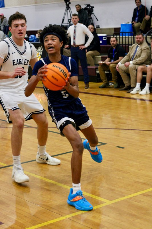 Seahawks sophomore Rico Nock begins to elevate.