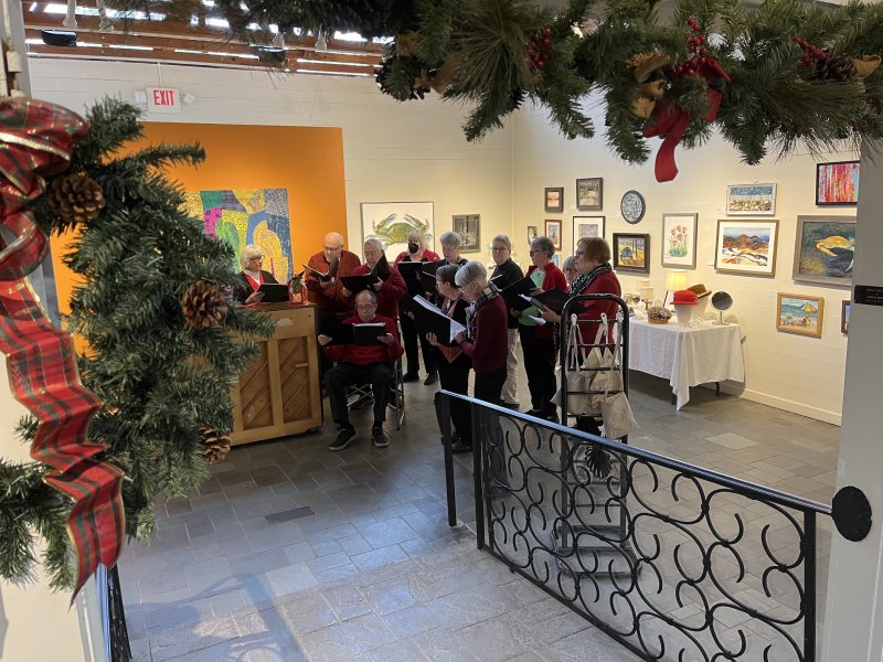 RAL holiday open house attendees can get in the festive spirit with a sing-along of holiday favorites around the piano. SUBMITTED PHOTOS