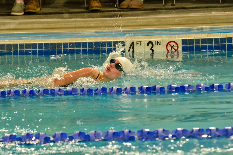 Seahawks junior June Hale collects some air.