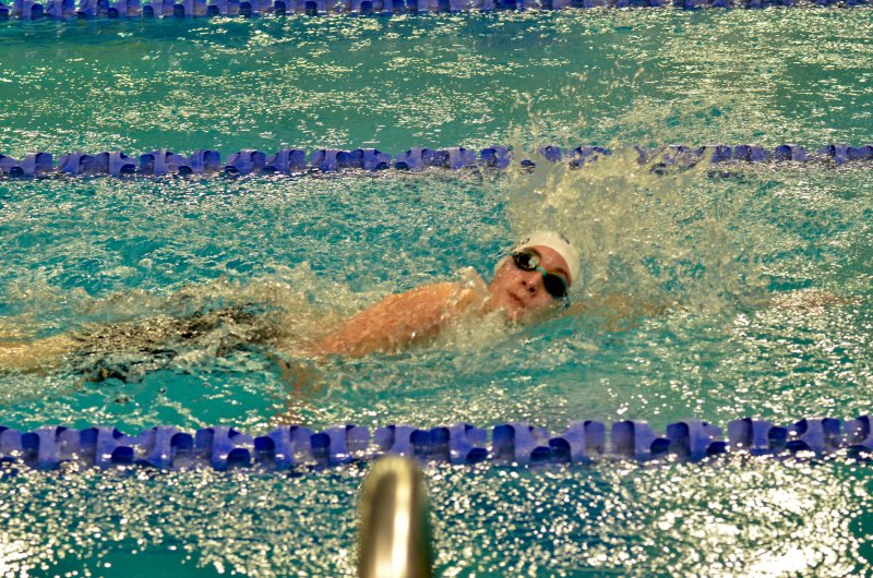 Sussex Academy eighth-grader Cale Argo wins the 500 marathon race.