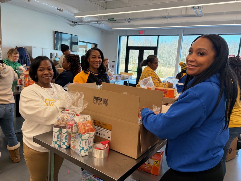 Taking part in the event are (l-r) Tymisha Downing, Shawnese Adler and Chanel Stewart. RYAN MAVITY PHOTOS