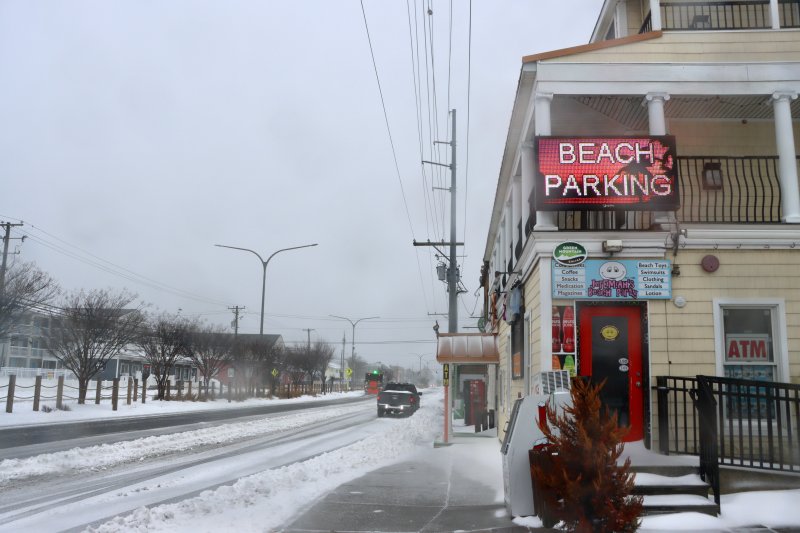 There was plenty of beach parking available in Dewey Beach on Sunday, Jan. 25. BILL SHULL PHOTO