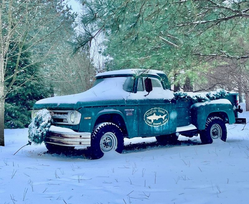 It doesn’t get much more Milton than Elaine Orbino’s photo of the antique truck at Dogfish Head Craft Brewery.