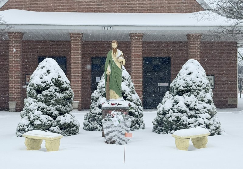 Church services at St. Jude the Apostle Church were not held in person Jan. 25. NICK ROTH PHOTO