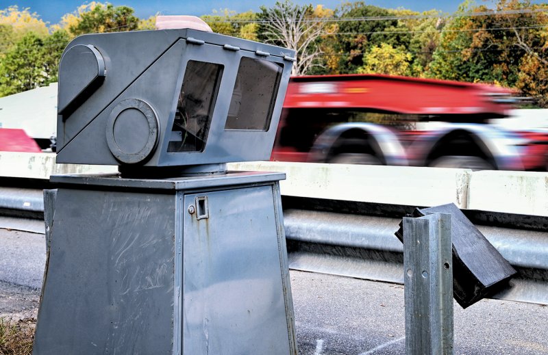 In its second month of operation, the speed camera on Route 1 near Red Mill Pond photographed more than 18,000 people exceeding 60 mph. NICK ROTH PHOTO