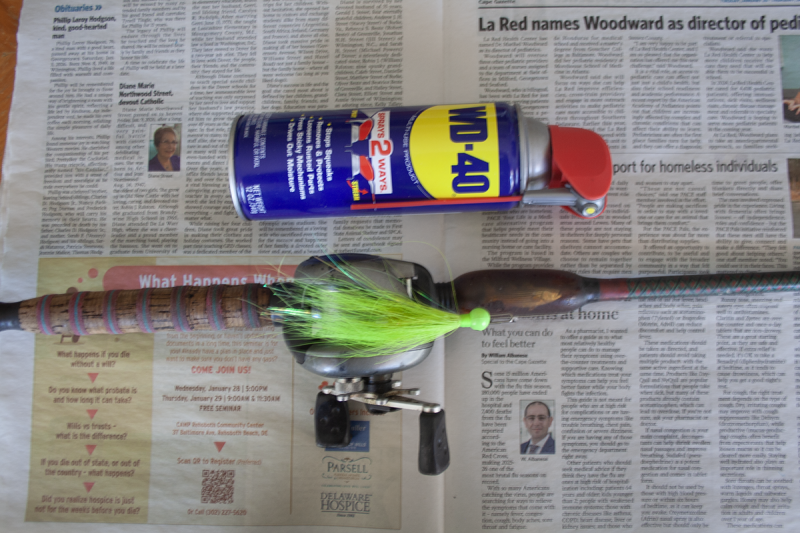 Winter weather is perfect time to inspect fishing gear