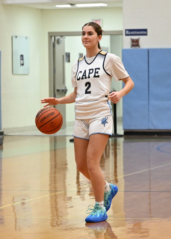 Junior unified partner Camilla Willis sets up the offense.