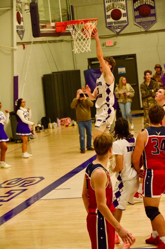 Royals junior Noah Barbrow is another player who may finish the breaks off with a dunk next year.