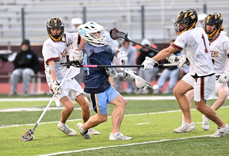 Cape sophomore AJ Grapski shoots and scores.