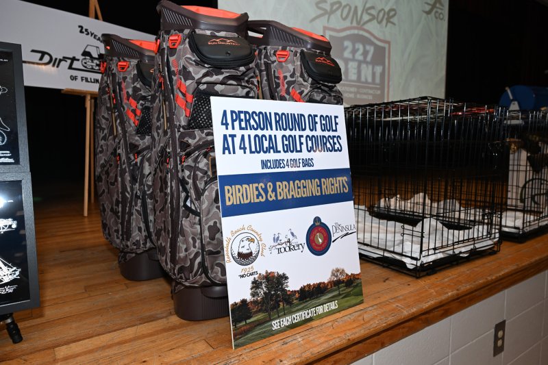 A popular live auction item was four-person rounds of golf at the Rehoboth Beach Country Club, Kings Creek Country Club, The Rookery and The Peninsula.