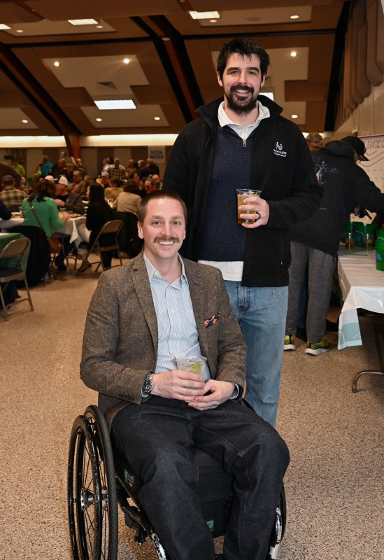 Brian and Eric Tappan enjoy the event.