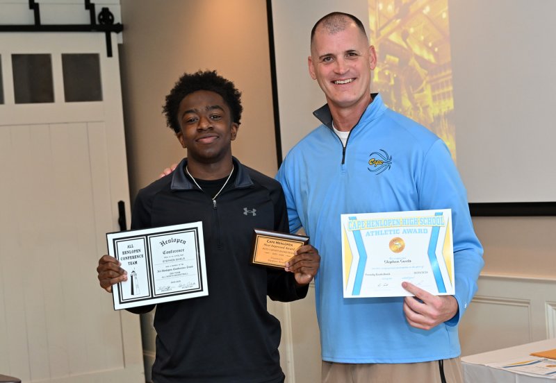 Junior Stephen Sivels receives second-team All-Henopen North, Team Most Improved Award and Top 15 South.