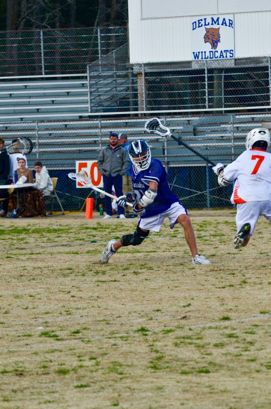 Sussex Academy junior Gideon Sammons cranks one at the cage.