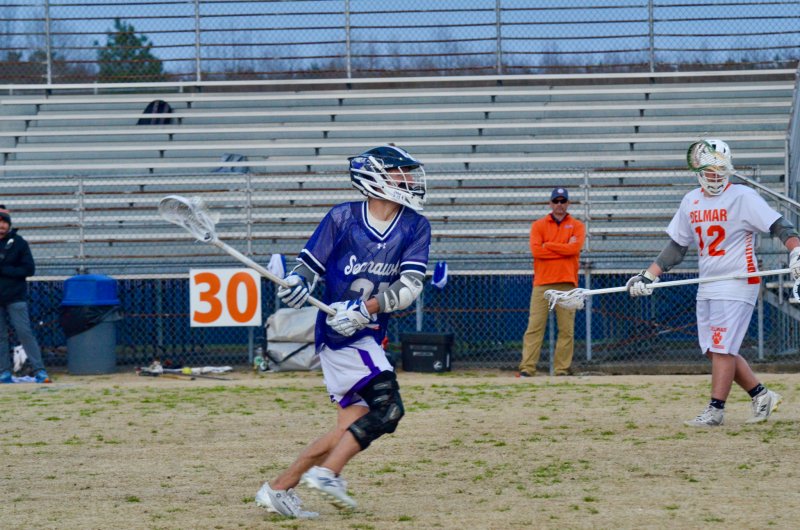 Sussex Academy junior Gideon Sammons winds up for a shot.
