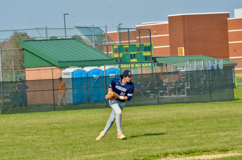Sussex Academy sophomore Ben Tollett runs the ball in.