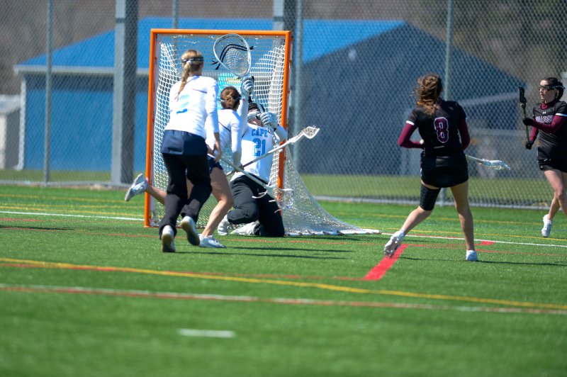 Jordan Murray makes a save.