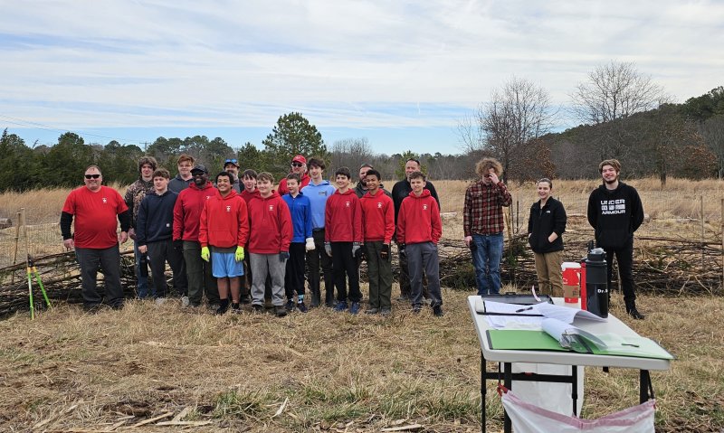 Local scout completes conservation project at James Farm Ecological Preserve