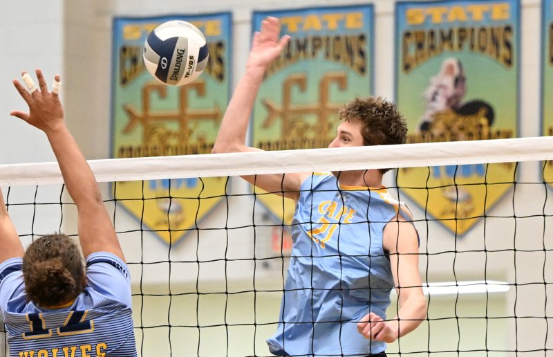 Braxton Figgs smashes a winner.