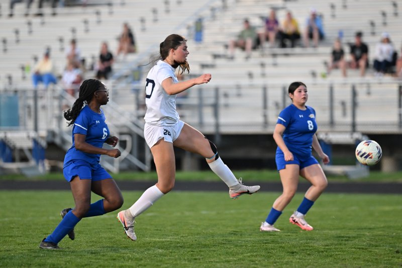 Ashlynn Panyko blasts a shot.