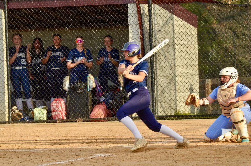 Sussex Academy senior Ryan Lowe busts out of the box during the 12-6 loss to defending Henlopen Conference champion Lake Forest March 31. AARON R. MUSHRUSH PHOTOS