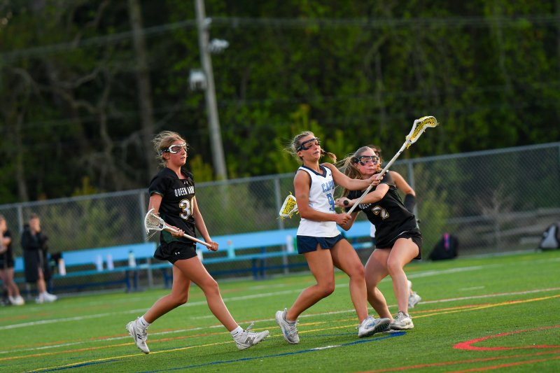 Haley Gamuciello slashes and scores.