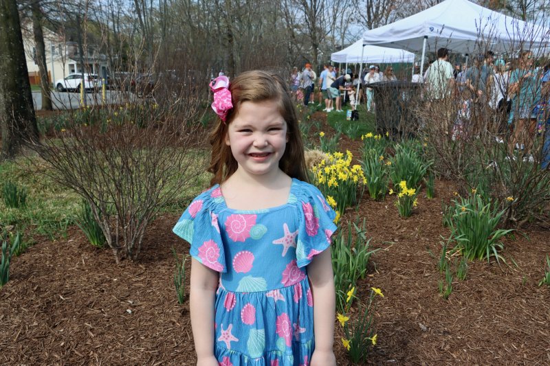 Molly McClure from Lewes poses for a photo after the kids’ fashion show.