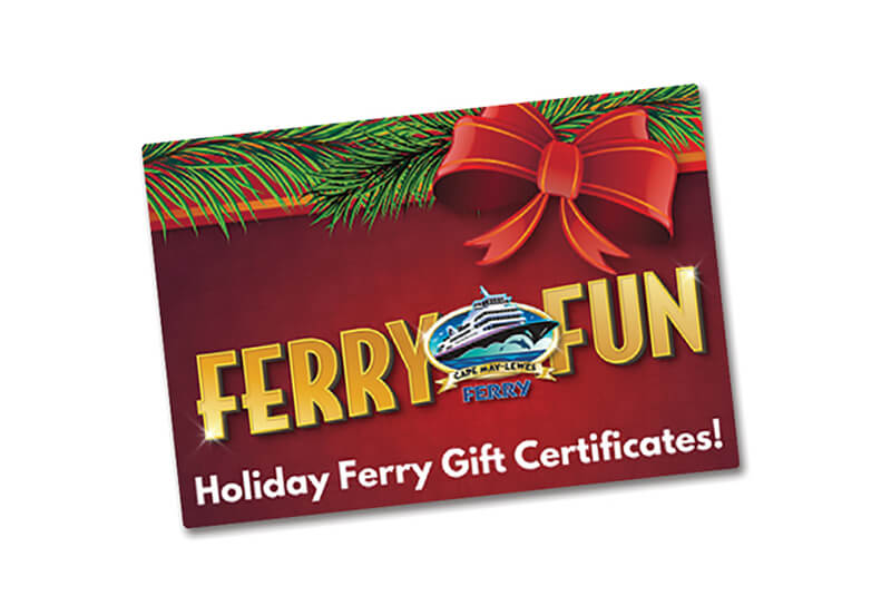 Cape May-Lewes Ferry Gift Certificate
