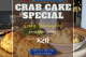Crab Cake Special
