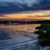 Lewes DE, Lewes Rehoboth Canal, Anglers, Fishing, Fishermans Wharf, Sunset, East coast,  all good 