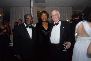 Cardiac Surgeon Dr. Day Kuertu, his wife Lillian and Beebe Medical Foundation Chairman Paul Mylander share some time at the event. BY STEVEN BILLUPS