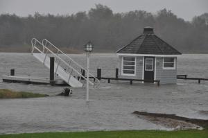 Marina and docking areas along the Lewes-Rehoboth Canal will be impacted by rising waters over the next two days. BY RON MACARTHUR