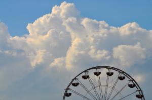 Fair weather means big crowds at the Delaware State Fair. As many as 300,000 people were expected this year. BY RON MACARTHUR