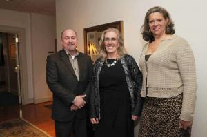 Gathered for a photo are (l-r) COO of YMCA of Delaware Jim Kelly, Sussex Family YMCA Board of Governors Chair Joanne Merlo and Sussex Family YMCA aquatics director Laurie Weeks. BY STEVEN BILLUPS