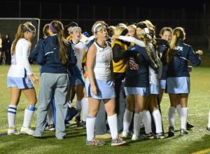 After all the congratulations, Sam Broadhurst takes a moment to get her breath. BY DAN COOK