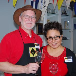 Teller Wines' owners Kevin and Catherine Hester bask in the success of their very own Wine Expo.