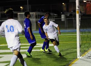 Senior Steven Matalavage celebrates a goal. BY DAN COOK