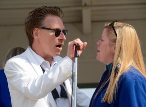 Eddie Sherman and Peggy Raley join the Rehoboth Concert Band during an Oct. 18 concert as part of the True Blue Jazz Series. BY RON MACARTHUR