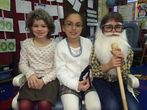 Happy to pose in their costumes are (l-r) Taylor Neider, Gabb Martinez and Owen Mattioni. SOURCE SUBMITTED